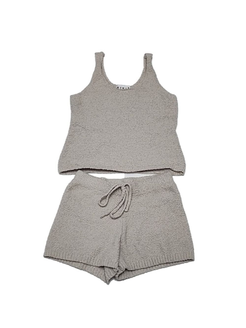 K.I.K.I.T TEDDY PAJAMAS SHORTS AND TANK SIZE SMALL